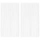 Tende a filo Vidaxl 2 St 140x250 cm bianco