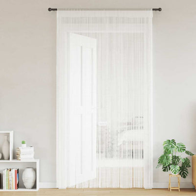 Cortinas de alambre de Vidaxl 2 ST 140x250 cm blanco