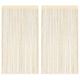 Tende a filo Vidaxl 100x250 cm Crème 2 PC