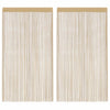 Tende a filo Vidaxl 140x250 cm beige 2 m
