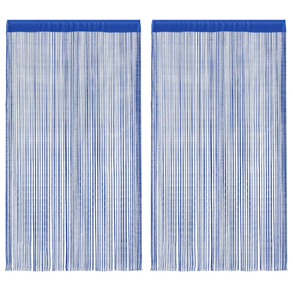 Tende a filo Vidaxl 100x250 cm blu 2 pezzi