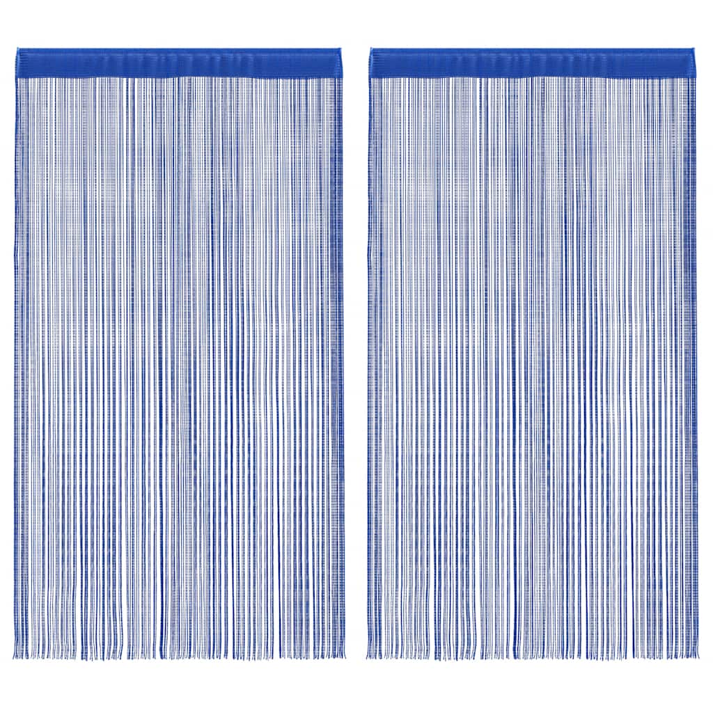 Tende a filo Vidaxl 140x250 cm blu 2 pezzi