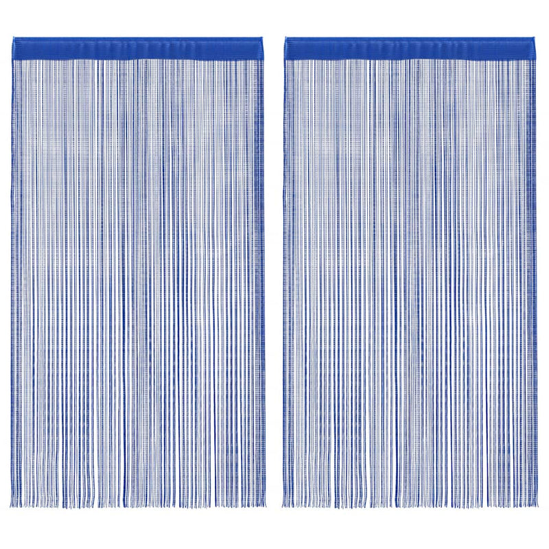 Tende a filo Vidaxl 140x250 cm blu 2 pezzi