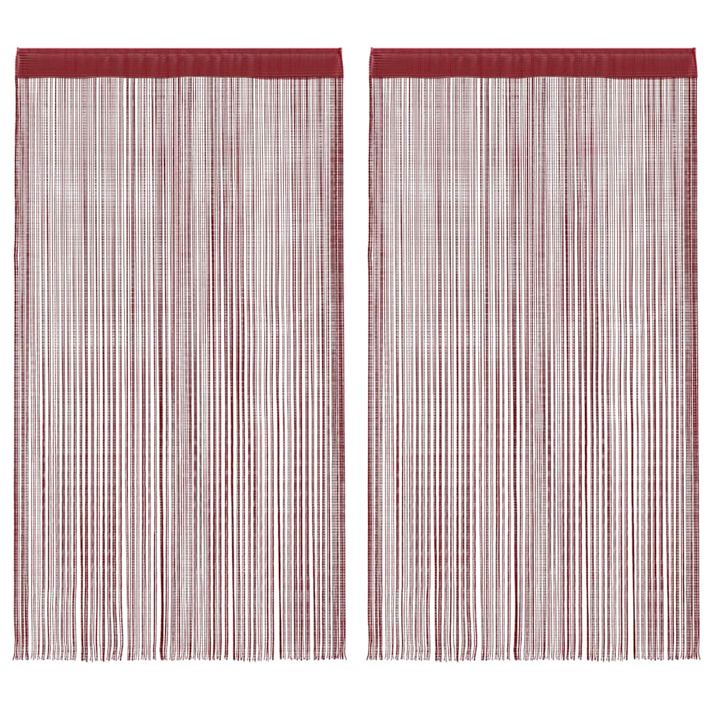 Tende a filo Vidaxl 100x250 cm Vino rosso 2 m