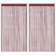 Tende a filo Vidaxl 100x250 cm Vino rosso 2 m