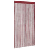 Cortinas de alambre Vidaxl 100x250 cm vino rojo 2 pts