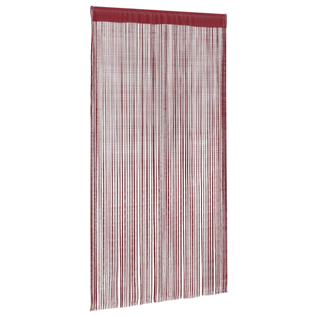 Cortinas de alambre Vidaxl 100x250 cm vino rojo 2 pts