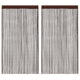 Tende a filo Vidaxl 140x250 cm marrone 2 pezzi