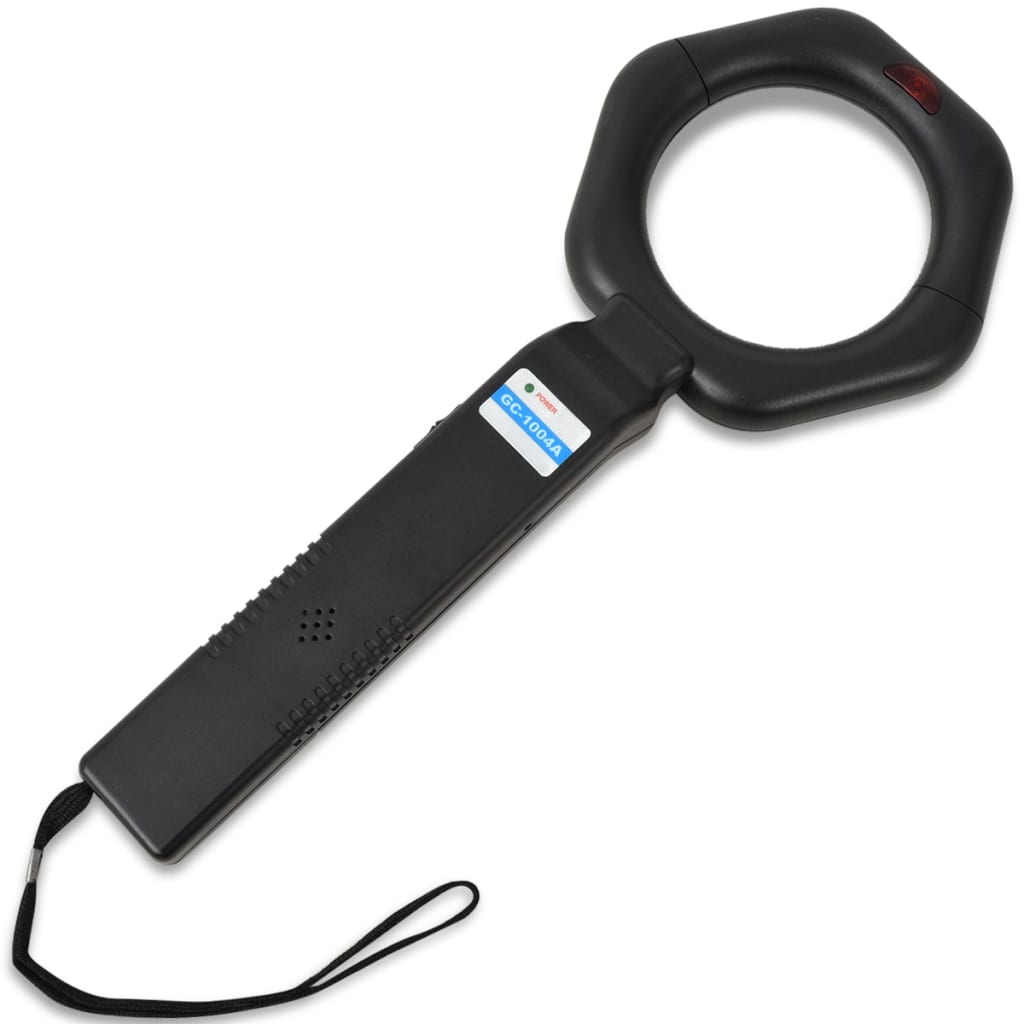 Vidaxl Detector metallico portatile nero