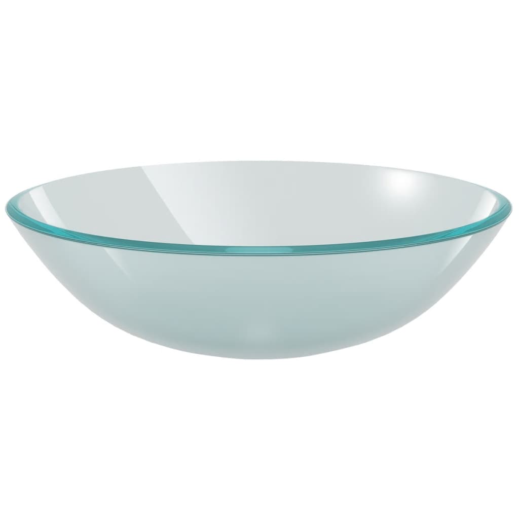 Vidaxl Washbasin Glass indurito da 42 cm vetro Matt