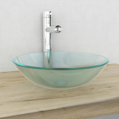 Vidaxl Washbasin Glass endurecido 42 cm de vidrio mate