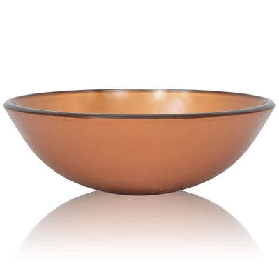 Vidaxl Washbasin Glass endurecido 42 cm de marrón