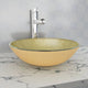 Vidaxl Washbasin Glass indurito da 42 cm oro