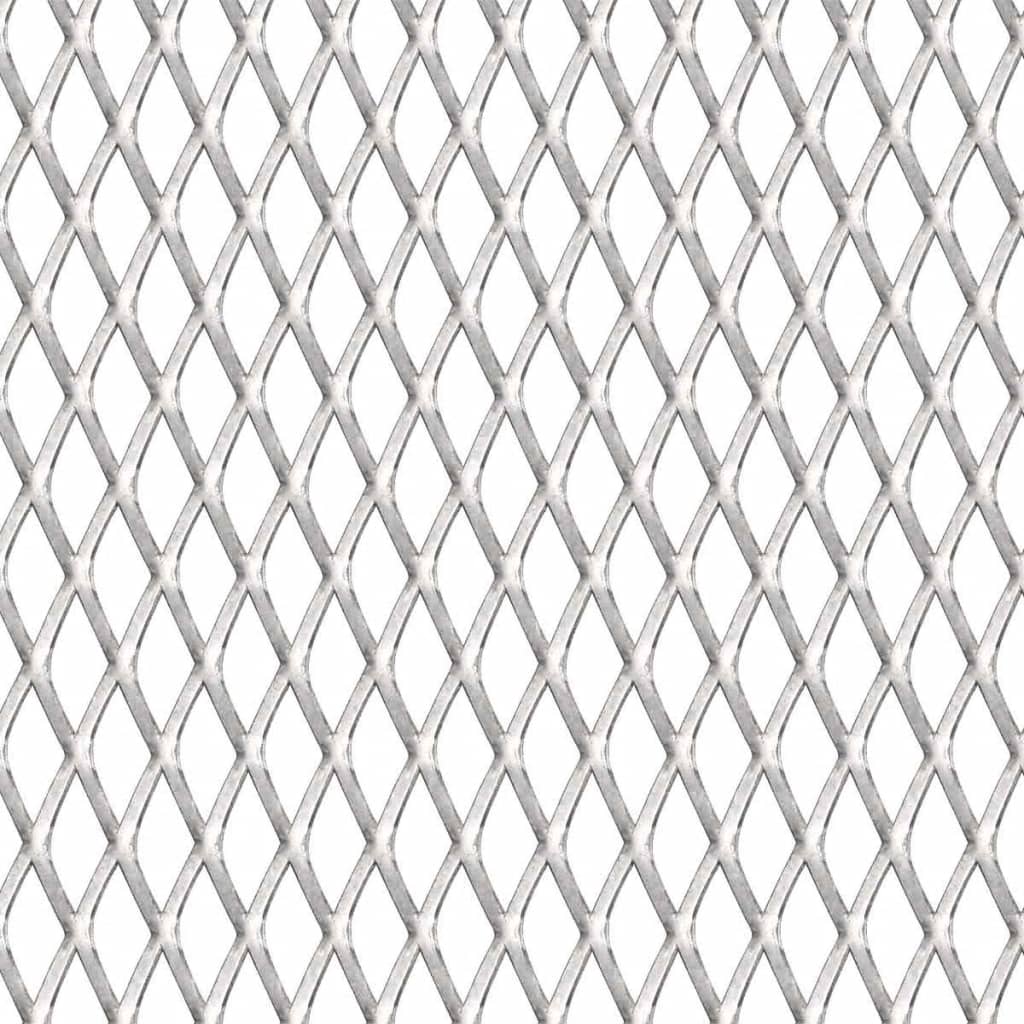 Valla de alambre Vidaxl 50x50 cm 20x10x2 mm de acero inoxidable