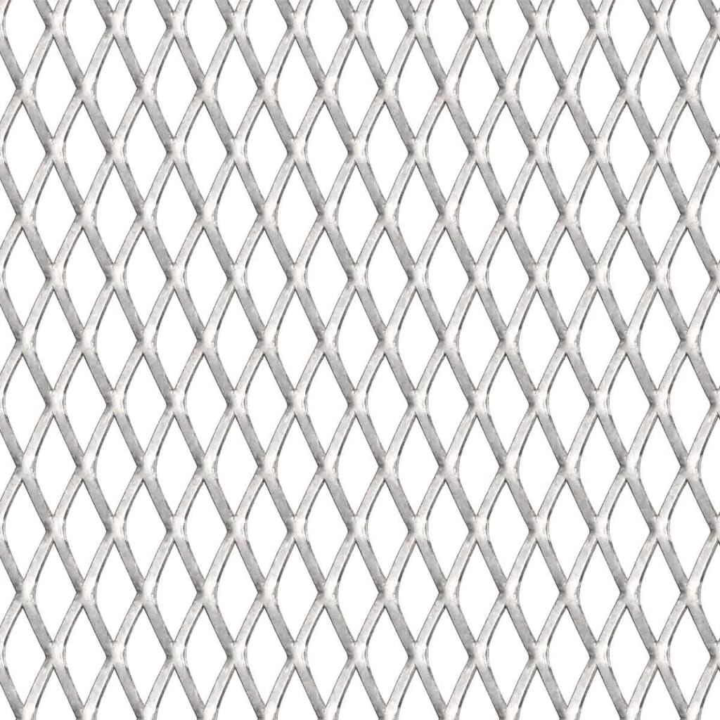 Vidaxl draadhek 100x85 cm 20x10x2 mm roestvrij staal