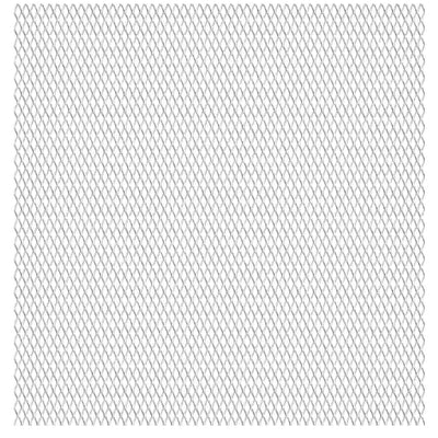 Vidaxl draadhek 50x50 cm 30x17x2,5 mm roestvrij staal