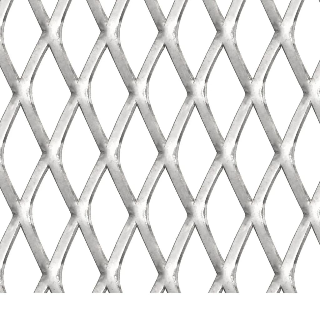 Vidaxl draadhek 50x50 cm 30x17x2,5 mm roestvrij staal