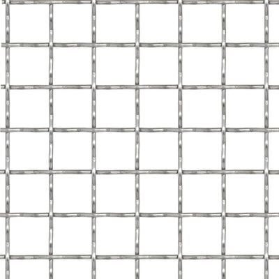 Vidaxl draadhek geweven gaas 100x85 cm 11x11x2 mm roestvrij staal