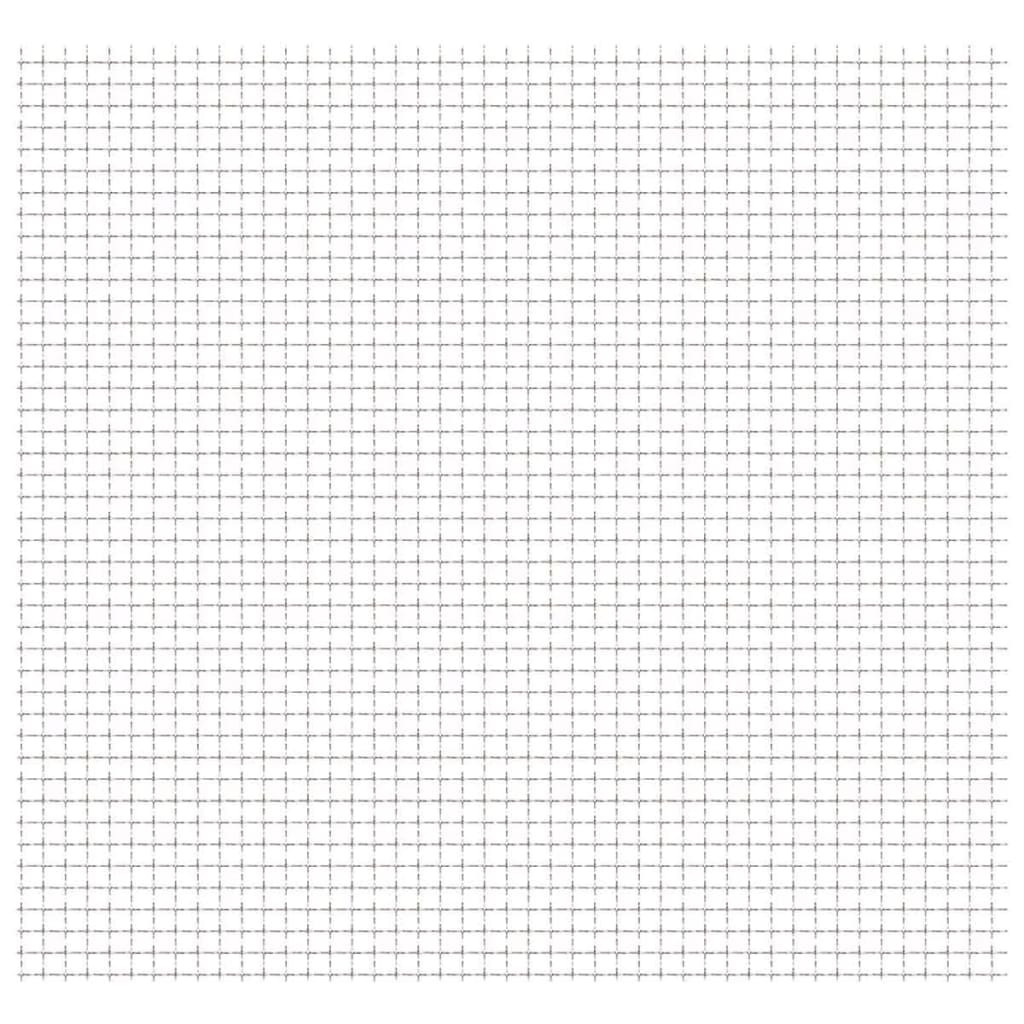 Vidaxl draadhek geweven gaas 50x50 cm 31x31x3 mm roestvrij staal