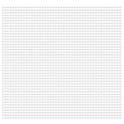 Vidaxl draadhek geweven gaas 50x50 cm 31x31x3 mm roestvrij staal