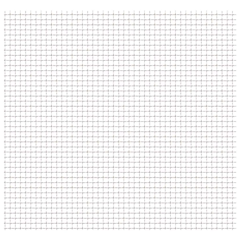 Vidaxl draadhek geweven gaas 100x85 cm 31x31x3 mm roestvrij staal