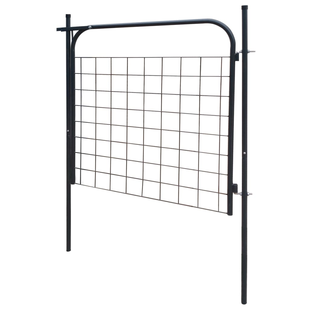 Vidaxl Tuinpoort 100x100 cm antracita