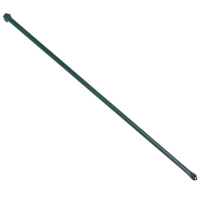 Vidaxl Garden Post 1 m Metal Green 10 PC