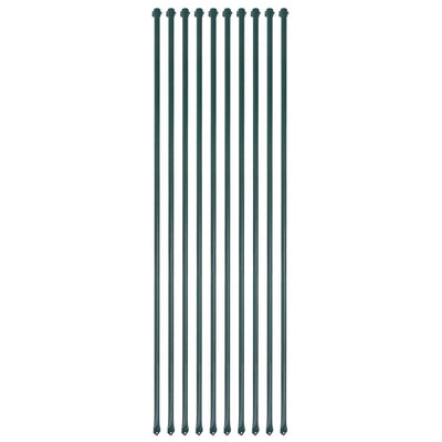 Vidaxl Garden Post 1,5 m in metallo 10 pezzi
