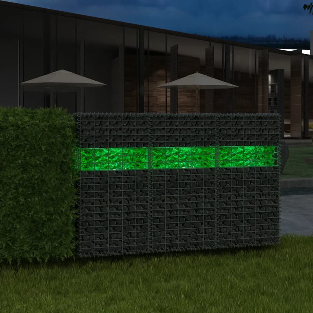 Vidaxl Gabion Stones 25 kg verde 60-120 mm de vidrio