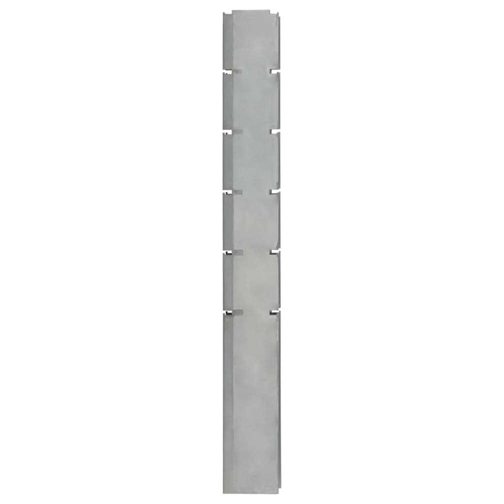 Vidaxl Schanskorf Polo da 160 cm in acciaio zincato colorato