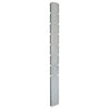 Vidaxl Schanskorfpaal 200 cm de acero galvanizado de plata de color