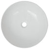 Vidaxl wastafel rond wit 41,5x13,5 cm keramiek