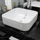Vidaxl Washbasin Square White 39x39x13.5 cm ceramica