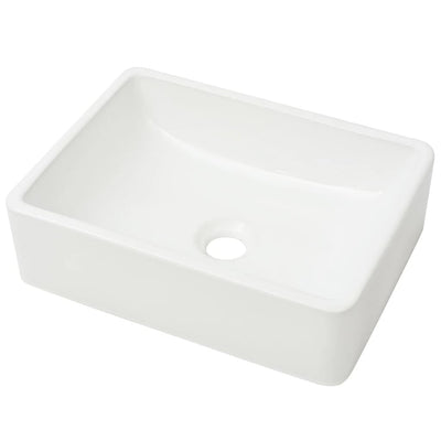 Vidaxl Washbasin White 41x30x12 cm ceramica