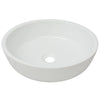 Vidaxl wastafel rond wit 42x12 cm keramiek