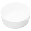 Vidaxl Washbasin redondo blanco 40x15 cm de cerámica