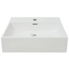 Vidaxl Washbasin con agujero de grúa blanco 51.5x38.5x15 cm de cerámica