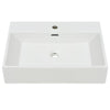 Vidaxl Washbasin con Taphole White 60.5x42.5x14.5 cm de cerámica