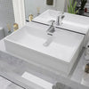 Vidaxl Washbasin con Taphole White 60.5x42.5x14.5 cm de cerámica