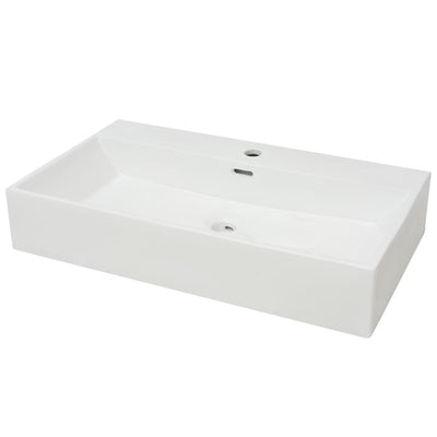 Vidaxl Washbasin con tafole blanco 76x42.5x14.5 cm Muermiek