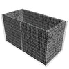 Vidaxl Gabion Fiorter raccolta 180x90x100 cm color argento in acciaio