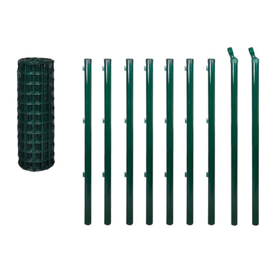 Vidaxl HEK 10x0.8 m de acero verde