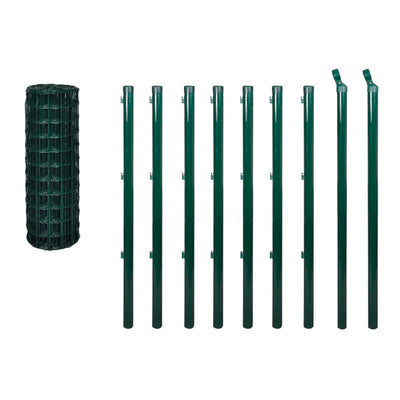 Vidaxl HEK 10x1 m de acero verde