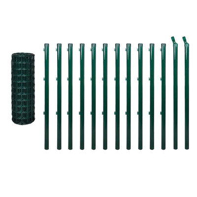 Vidaxl HEK 25x1.2 m de acero verde