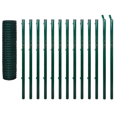Vidaxl HEK 25x1.7 m de acero verde