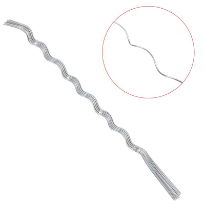 Vidaxl Plain Stick Spiral 170 cm Acciaio zincato 50 m