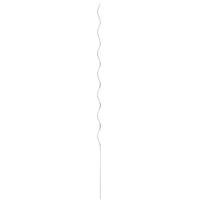 Vidaxl Plain Stick Spiral 170 cm Acciaio zincato 5 m