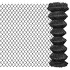 Vidaxl Mesh cerca 15x1.25 m de acero gris