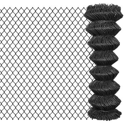 Vidaxl Mesh cerca 15x1.25 m de acero gris