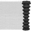 Vidaxl Mesh Fence 15x1,5 m in acciaio grigio